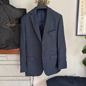 Sydney's Navy Blue Suit - size 40 (made in Canada)